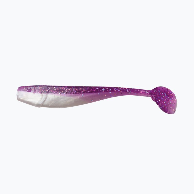 Relax Kingshad 5 momeală moale laminată 3 buc. Purpuriu-Hologramă Glitter / Perlă albă KS5