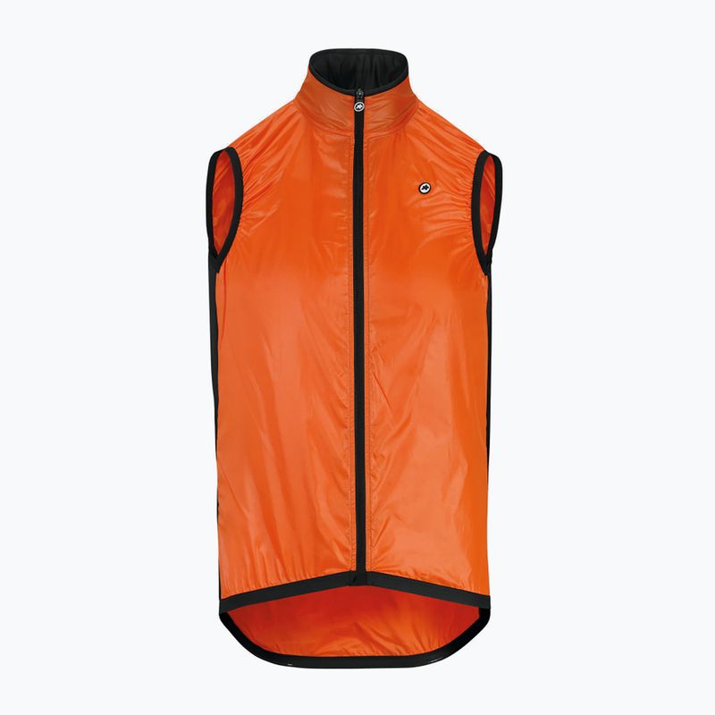 Vesta pentru bărbați ASSOS Mille GT Wind Vest portocaliu 13.34.338.49