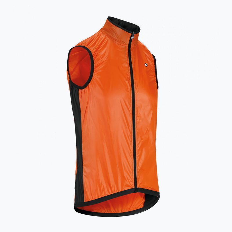 Vesta pentru bărbați ASSOS Mille GT Wind Vest portocaliu 13.34.338.49 2