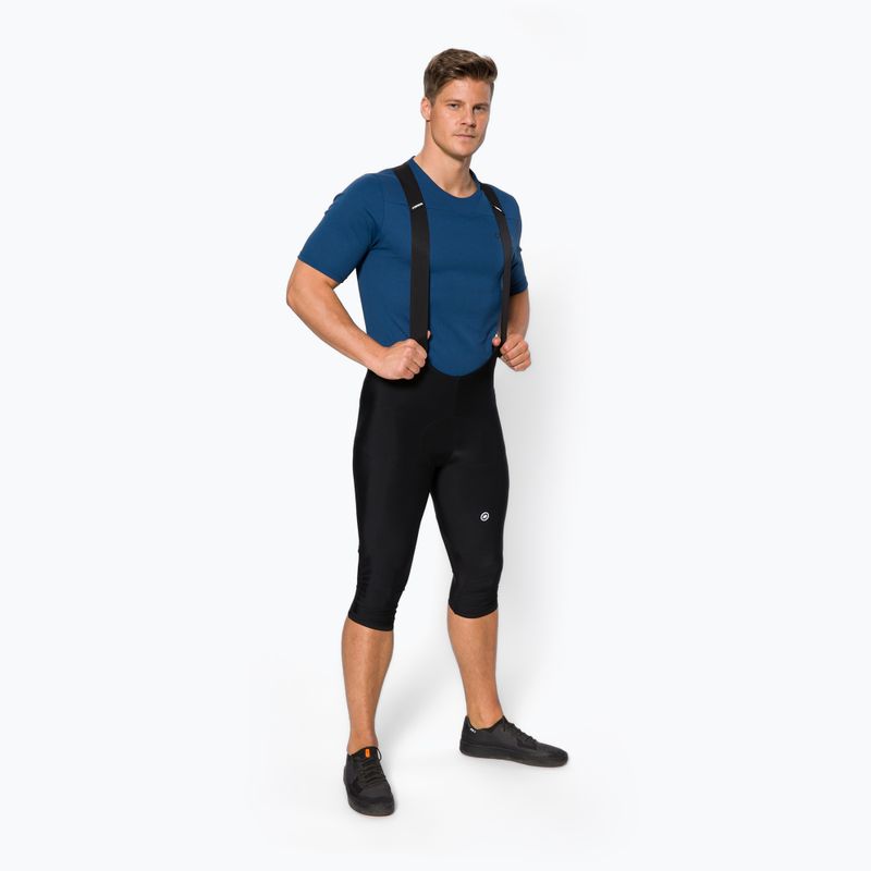 Pantaloni cu bretele ASSOS Mille GT pentru bărbați, negru 11.12.195.18 2
