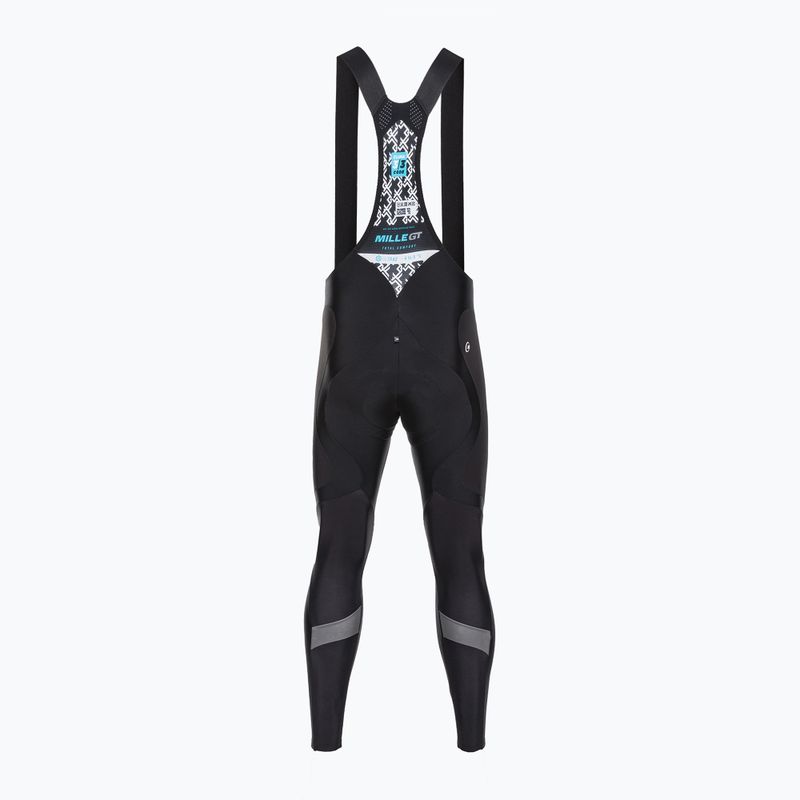 Pantaloni de ciclism ASSOS Mille GT Winter bibtights pentru bărbați negru 11.14.215.18 2