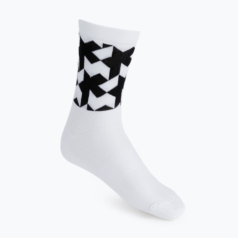 ASSOS Monogram șosete de ciclism alb P13.60.695.57