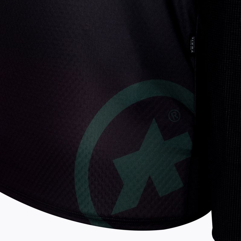 Bărbați ASSOS Trail Jersey T3 LS tricou de ciclism verde 51.24.210.6F 3