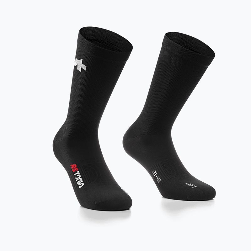 ASSOS RS Targa șosete de ciclism negru P13.60.715.10 4
