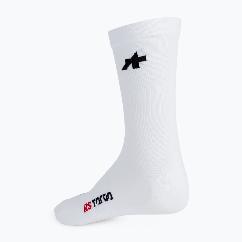 Șosete de ciclism pentru copii ASSOS RS Targa White P13.60.715.57 2