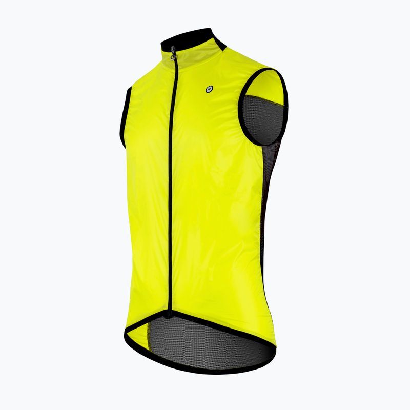Vestă de ciclism pentru bărbați ASSOS Mille GT C2 Wind optic yellow 3