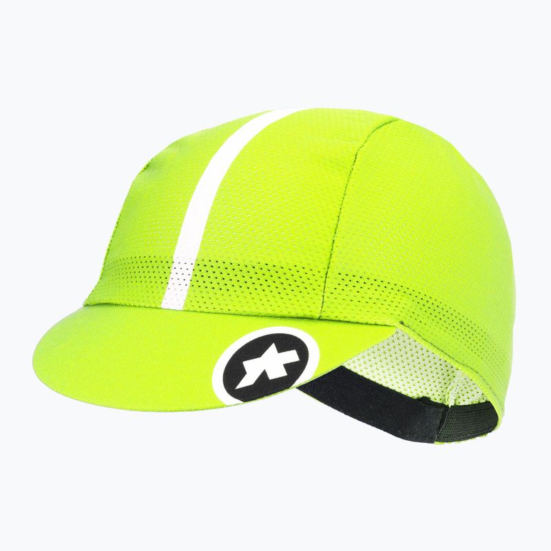 Căciulă de ciclism sub cască cu vizieră ASSOS Cap galbenă P13.70.755.3F.OS 6