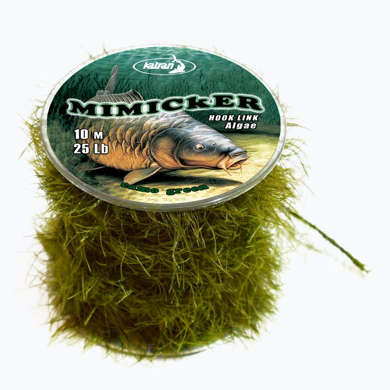 Katran Mimicker împletitură împletită cârlig Links linie de crap verde 2
