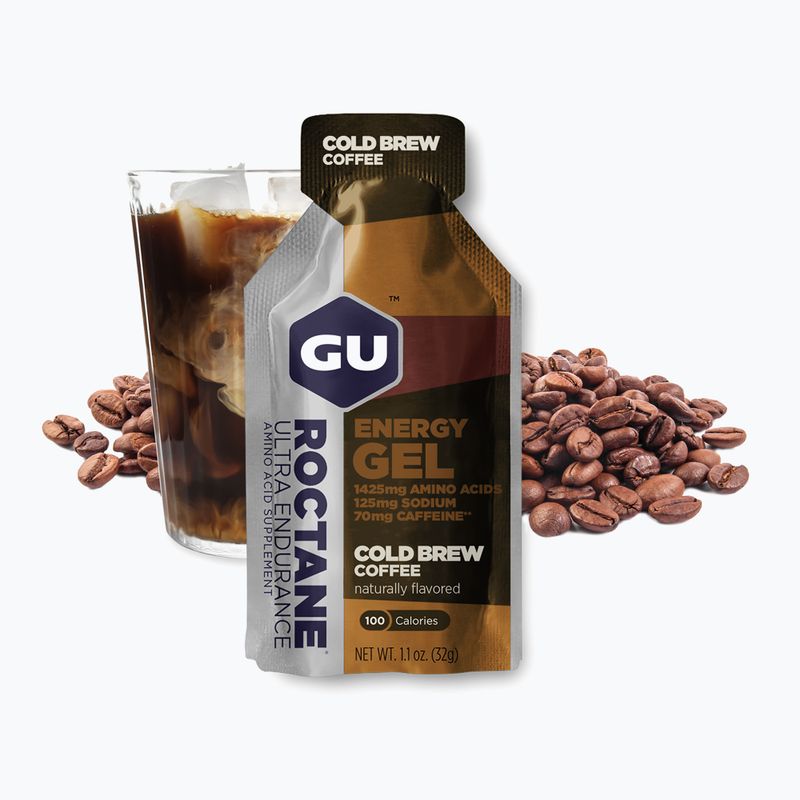 Gel energetic GU Roctane Energy Cold Brew Coffee cold brew coffe 2