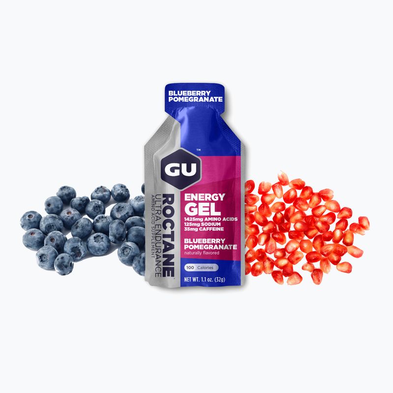 Gel energizant GU Roctane Energy Gel 32 g blueberry/pomegranate 2