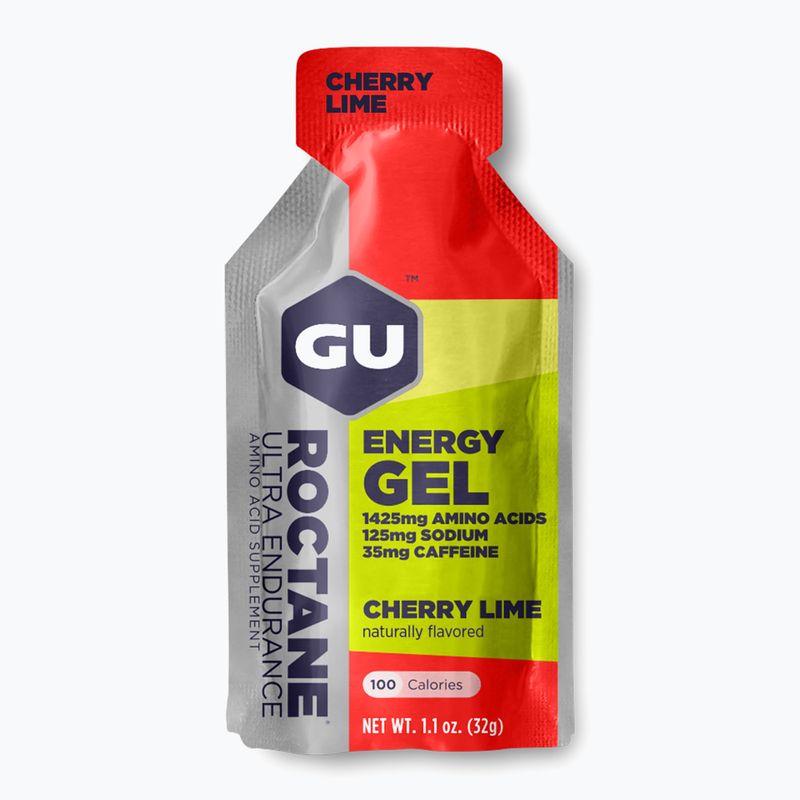 Gel energizant GU Roctane Energy Gel 32 g cherry/lime