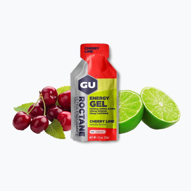 Gel energizant GU Roctane Energy Gel 32 g cherry/lime 2