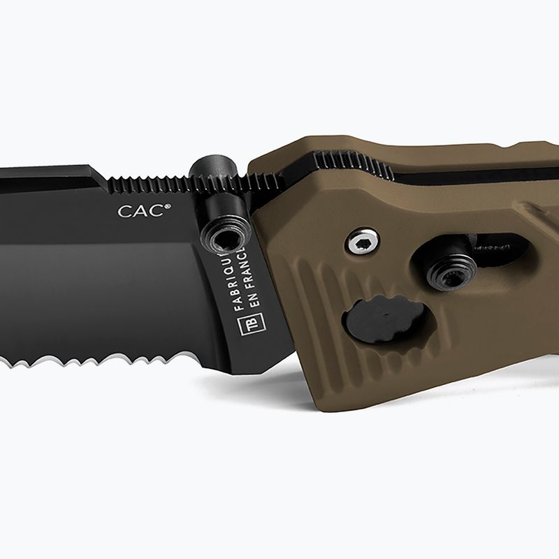 Cuțit turistic TB Outdoor CAC Serration PA6 GF khaki 2