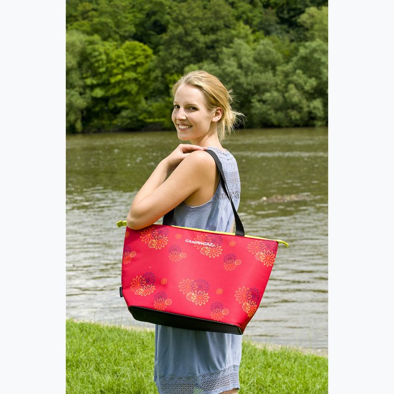 Geantă termică Campingaz Shopping 15 l pink daisy 5