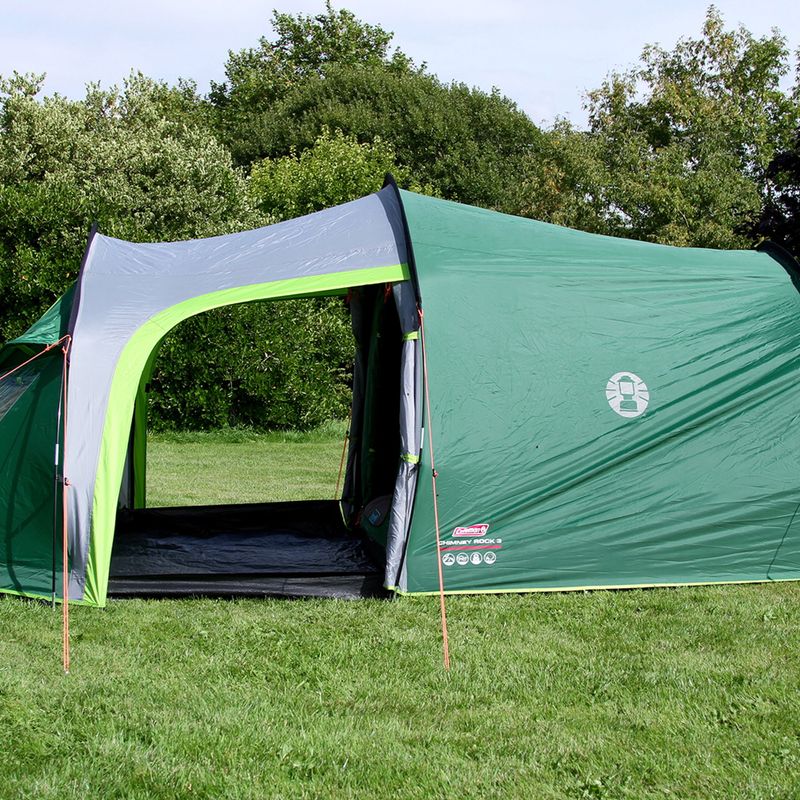 Cort de camping Coleman Chimney Rock 3 Plus pentru 3 persoane gri-verde 2000032117 6