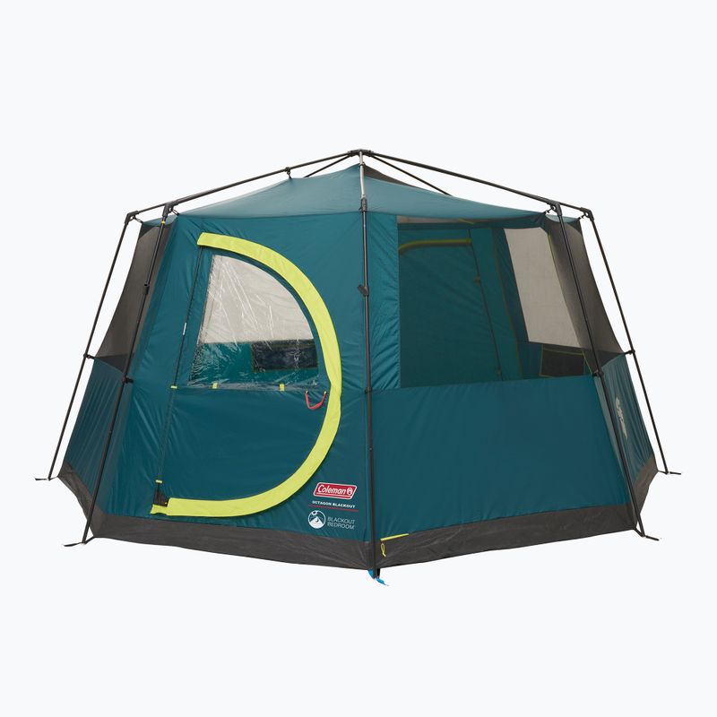 Cort de camping pentru 8-persoane Coleman Cortes Octagon Blackout Bedroom green 2