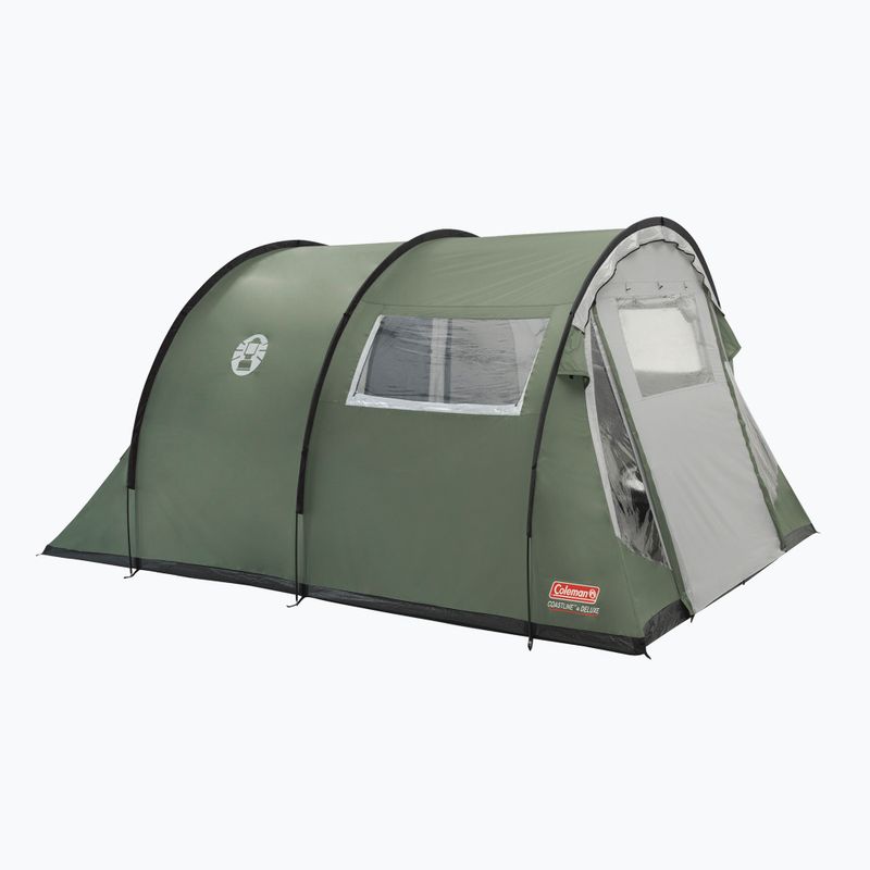 Cort de camping pentru 4-persoane Coleman Coastline 4 Deluxe green