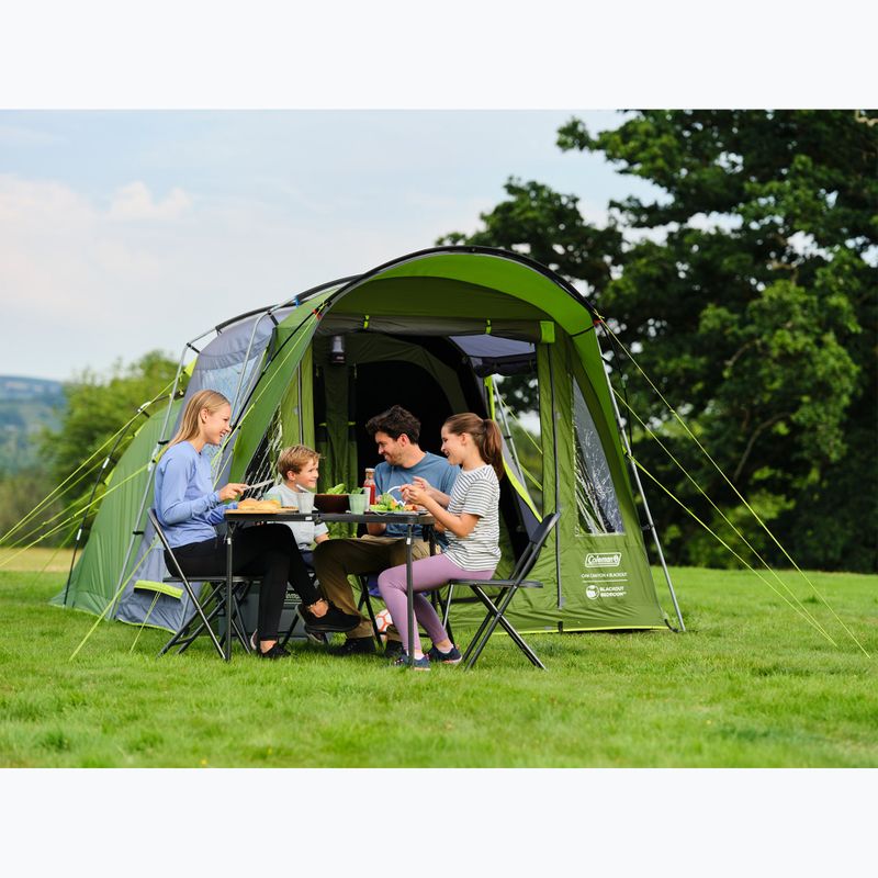 Cort de camping pentru 4-persoane Coleman Oak Canyon 4 Blackout green 10