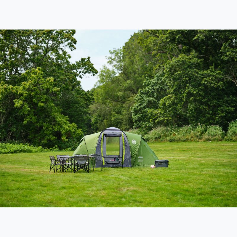 Cort de camping pentru 4-persoane Coleman Spruce Falls 4 Blackout green 7