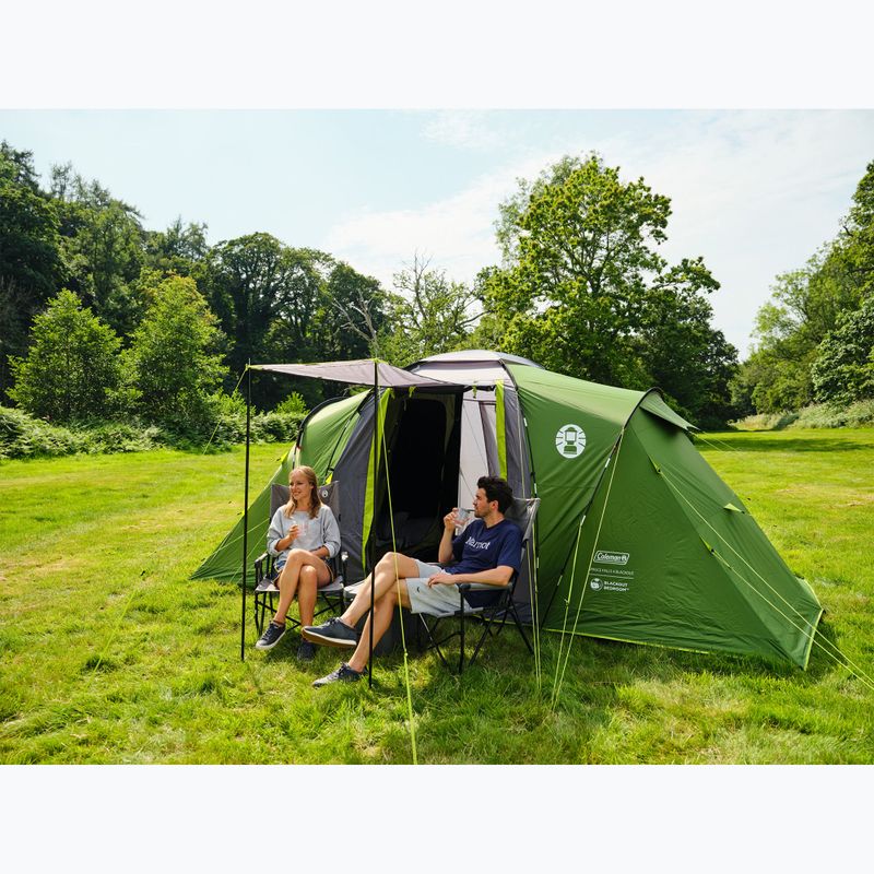 Cort de camping pentru 4-persoane Coleman Spruce Falls 4 Blackout green 8