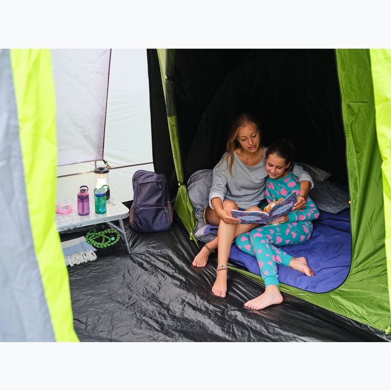 Cort de camping pentru 4-persoane Coleman Spruce Falls 4 Blackout green 12