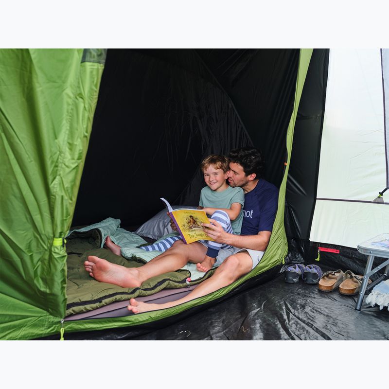 Cort de camping pentru 4-persoane Coleman Spruce Falls 4 Blackout green 13
