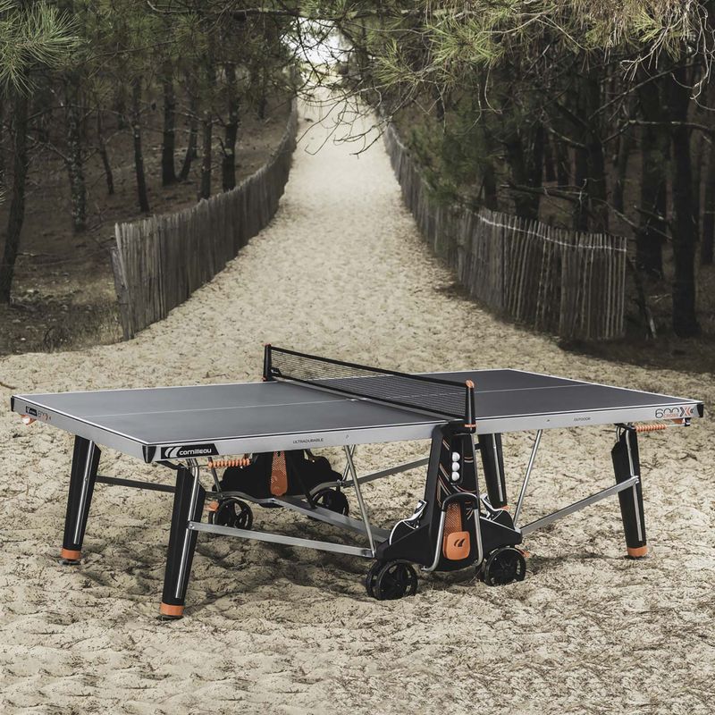 Cornilleau 600X Masă de tenis de masă pentru exterior negru 10