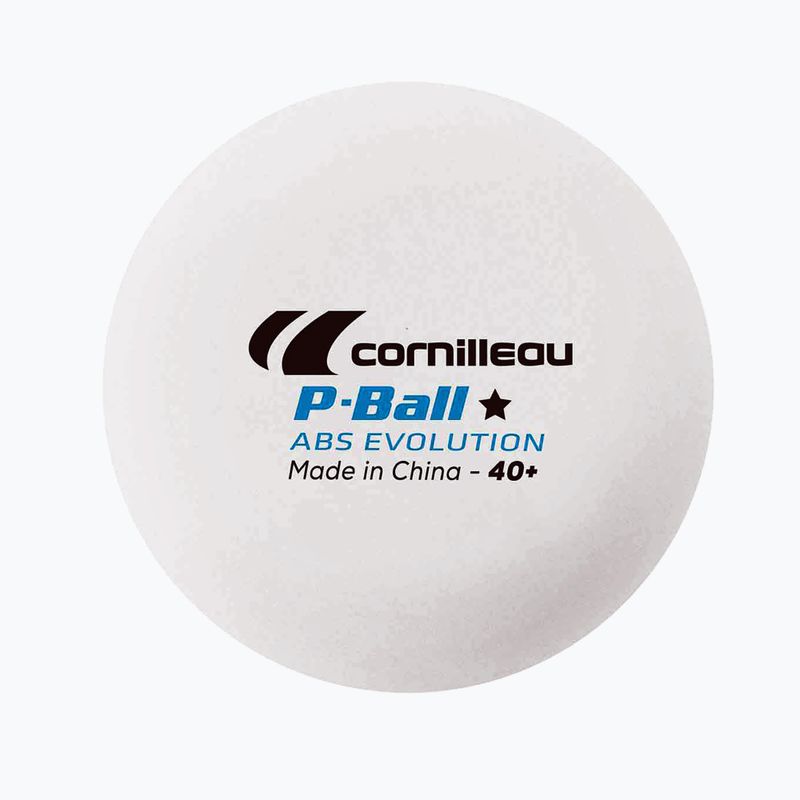 Cornilleau P-Ball* ABS EVOLUTION mingi de tenis de masă 6 buc. Alb 2