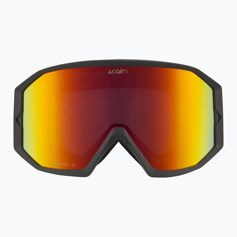 Ochelari de schi Cairn Frost Pure mat black red 2