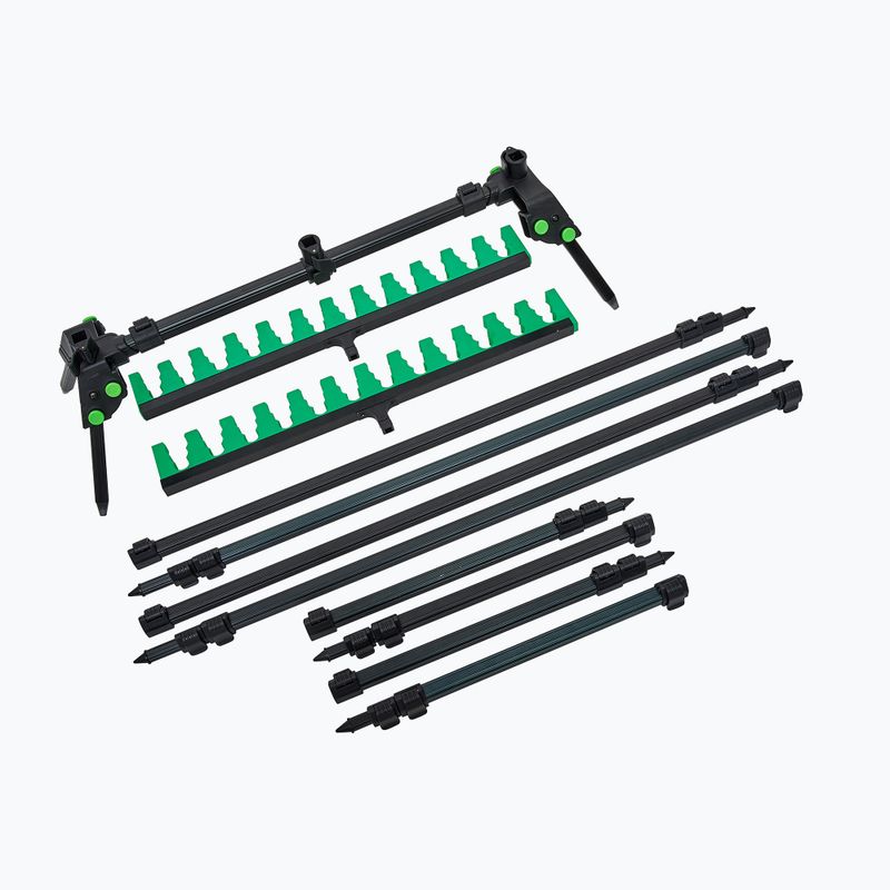 Sensas Kit Super Luxe Universel negru/verde cu tijă/suport de top 36028
