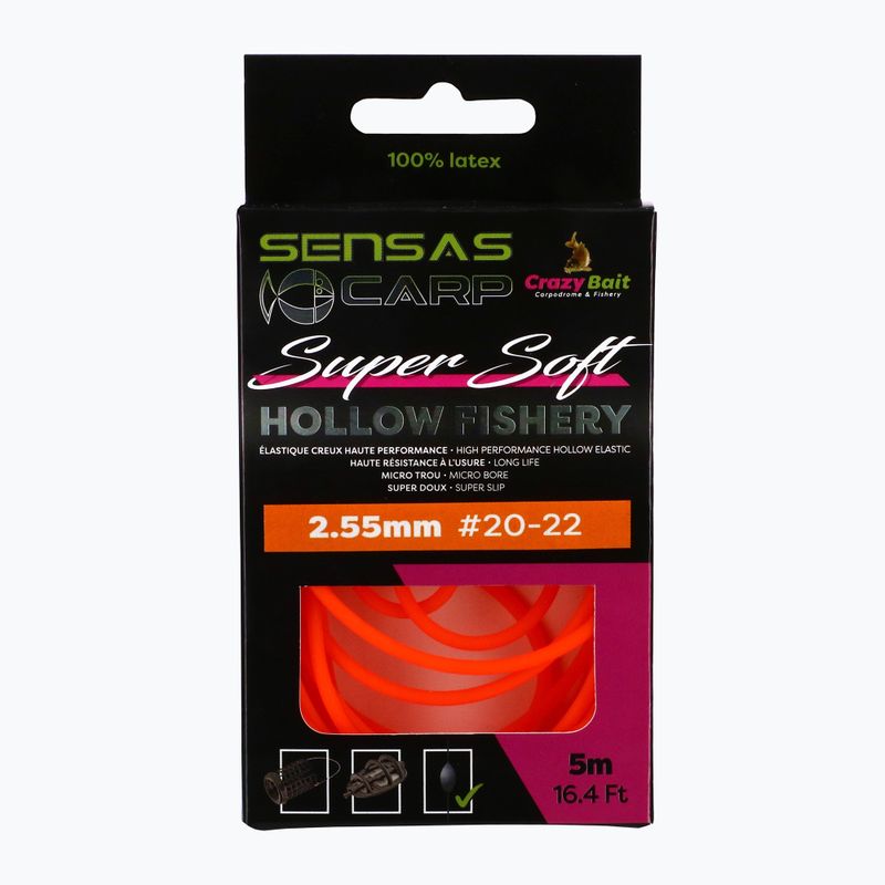 Sensas Hollow Fishery Hollow Fishery Super Soft pol de absorbție a șocurilor roșu 54506