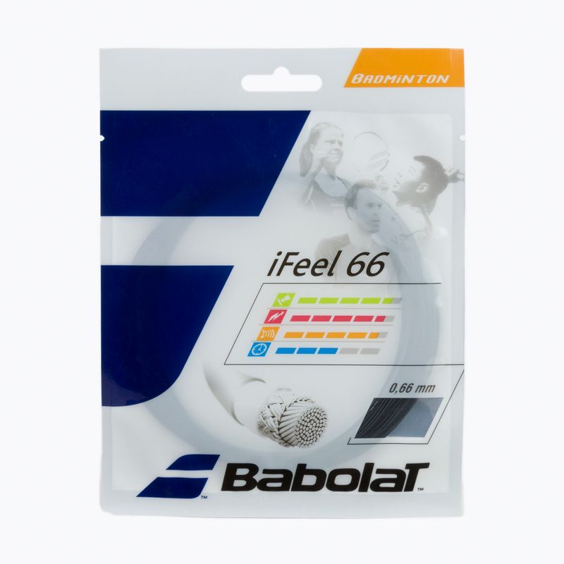 Coardă de badminton BABOLAT bad.iFEEL 10.2M negru 124898