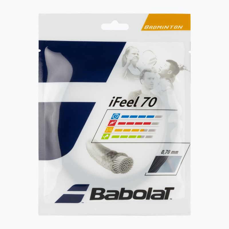 Cordaj de tenis Babolat bad.iFEEL 10,2M black