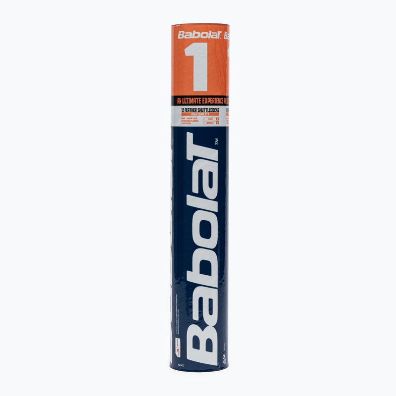 Volan de badminton BABOLAT 1 x12 (78) alb 133786