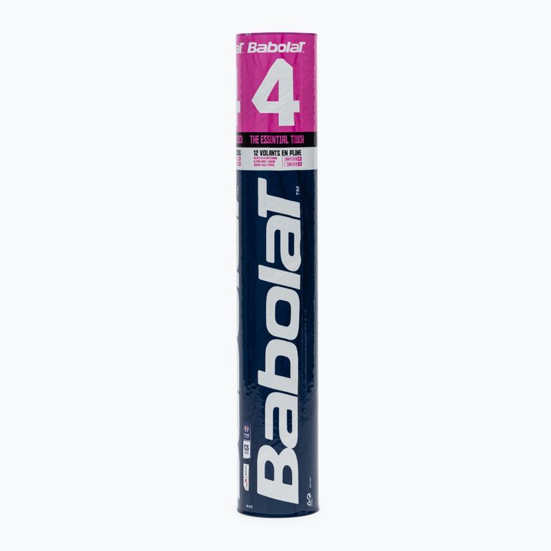 Volan de badminton BABOLAT 4 x12 (78) alb 133907