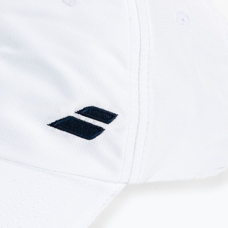 Șapcă de baseball pentru copii BABOLAT Basic Logo alb 5JA1221 5