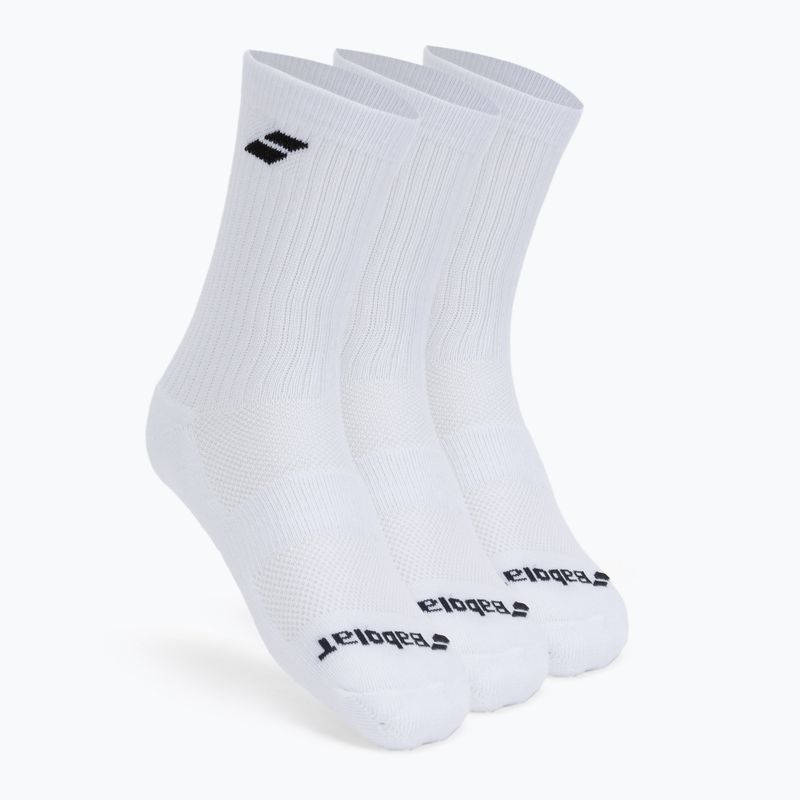 Șosete de tenis BABOLAT Pachet de 3 șosete albe 5UA1371