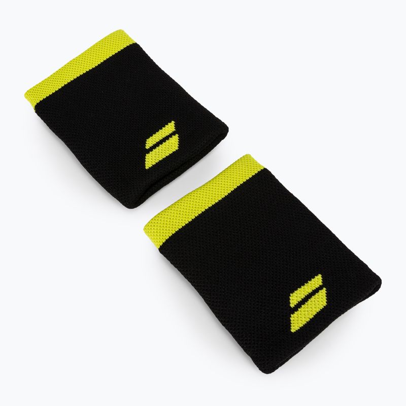 Brățară Jumbo cu logo BABOLAT negru/galben 5UA1262