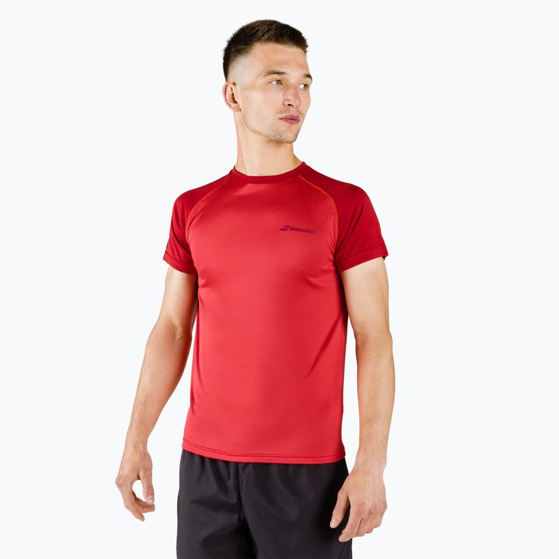 Bărbați BABOLAT Play Tricou cu gât comun roșu 3MP1011 4