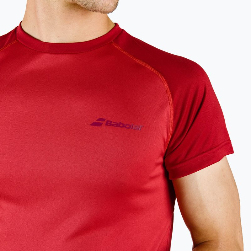 Bărbați BABOLAT Play Tricou cu gât comun roșu 3MP1011 7