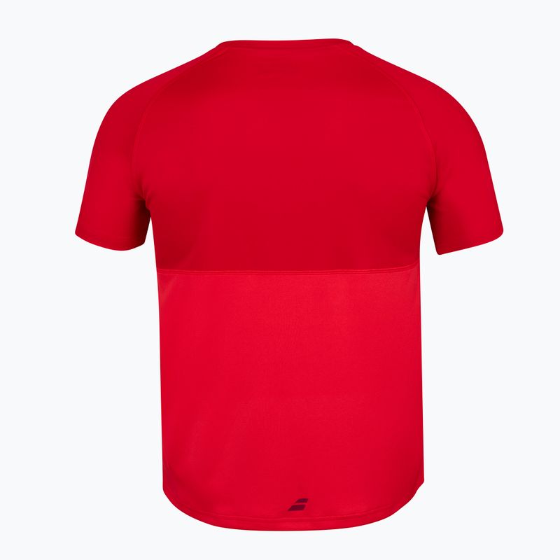 Bărbați BABOLAT Play Tricou cu gât comun roșu 3MP1011 3