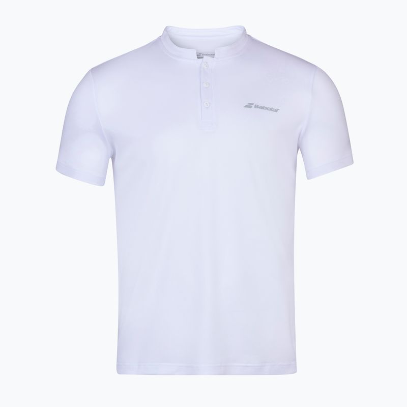 Tricou polo BABOLAT Play pentru bărbați, alb 3MP1021