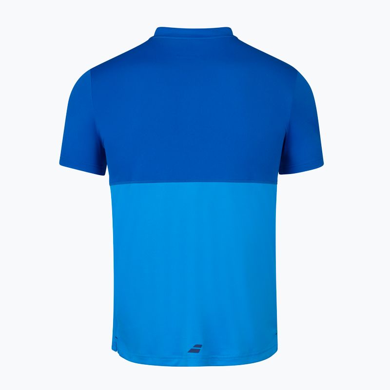 Tricou polo pentru bărbați BABOLAT Play Albastru Aster 3MP1021 3