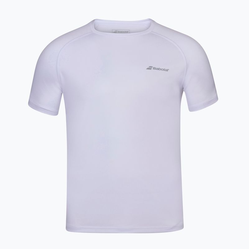 Băieți BABOLAT Play Tricou cu gât comun BABOLAT Alb 3BP1011