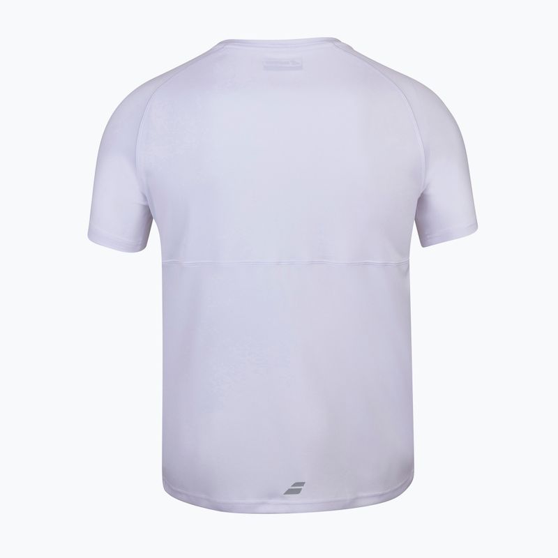 Băieți BABOLAT Play Tricou cu gât comun BABOLAT Alb 3BP1011 3