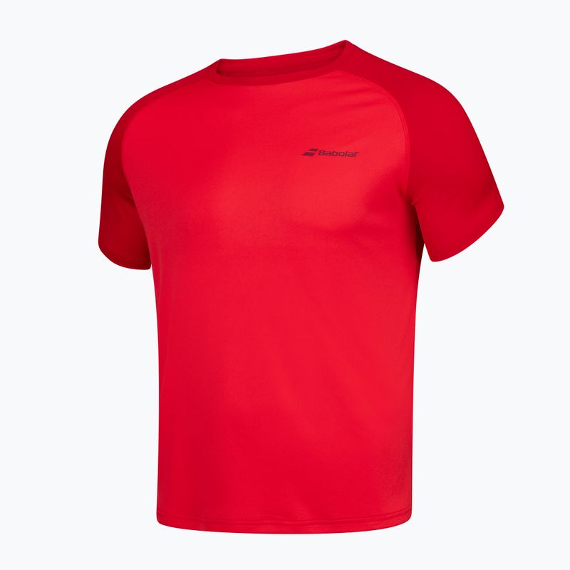 Băieți BABOLAT Play Tricou cu gât comun roșu 3BP1011 2