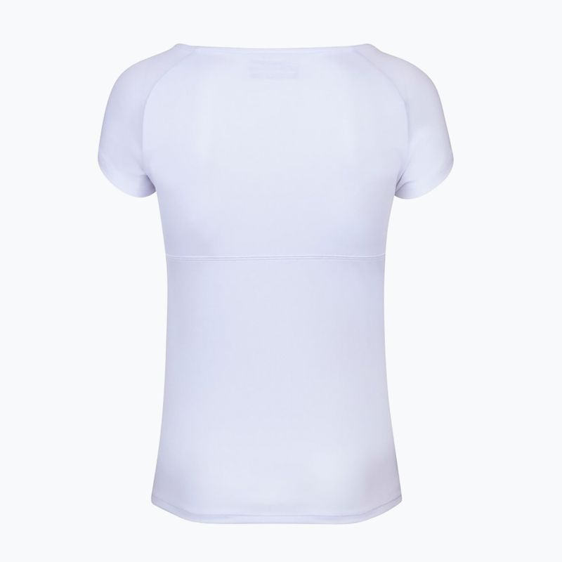 Babolat tricou de tenis pentru femei Play Cap Sleeve alb/alb 2