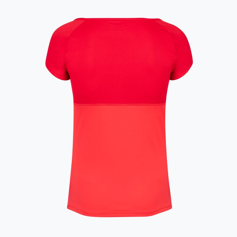 Tricou cu mânecă cu șapcă BABOLAT Play pentru femei roșu 3WP1011 3