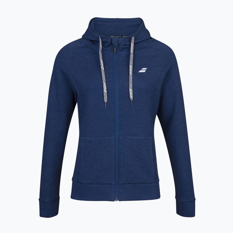 Pulover de tenis pentru femei Babolat Exercise Hood estate albastru heather 5