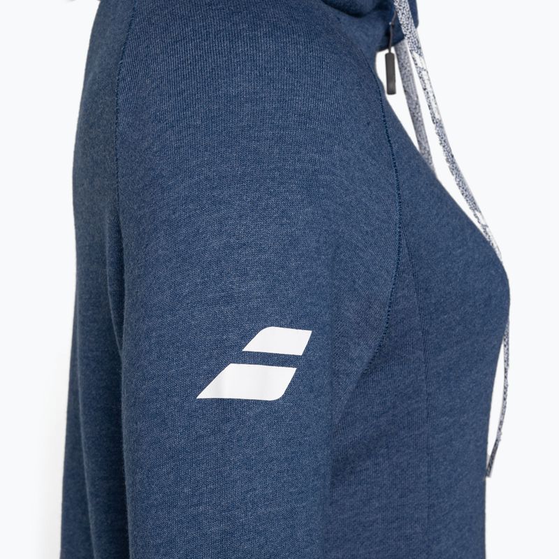 Pulover de tenis pentru femei Babolat Exercise Hood estate albastru heather 4